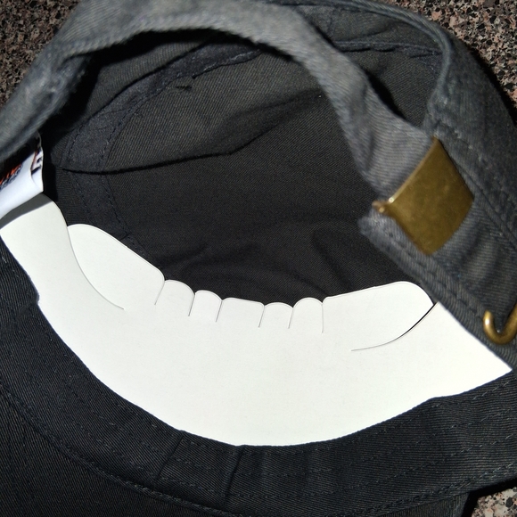 Black Patterned Cap - Picture 4 of 6